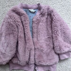 Cozy Kids Faux Fur Jacket - Pink